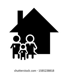 family icon isolated sign symbol vector illustration - high quality black style vector icons
