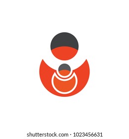 Family icon logo design vector