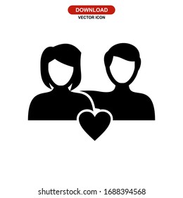 family icon or logo isolated sign symbol vector illustration - high quality black style vector icons
