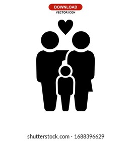 family icon or logo isolated sign symbol vector illustration - high quality black style vector icons
