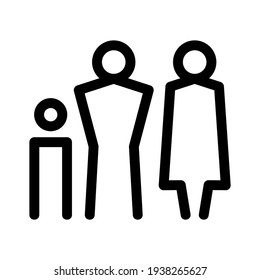 family icon or logo isolated sign symbol vector illustration - high quality black style vector icons
