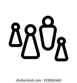 family icon or logo isolated sign symbol vector illustration - high quality black style vector icons
