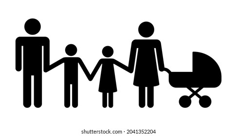 family icon on white background