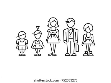 family icon outline