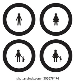Family icon set
