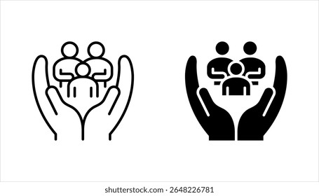 Family icon set, parents and child,  Containing parents, mother, father, children, vector illustration on white background