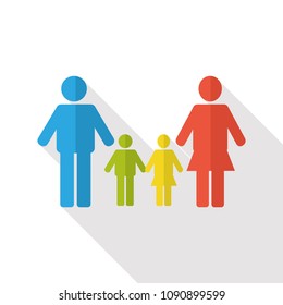 family icon vector