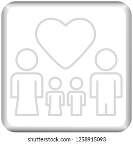 family icon vector