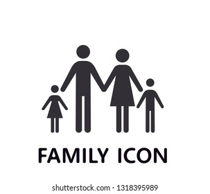 Family icon vector