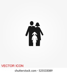 Family icon vector