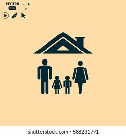  Family Icon Vector