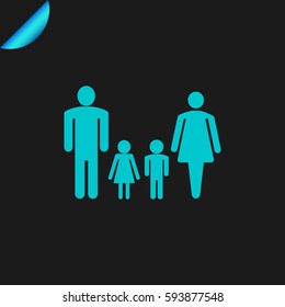 Family Icon Vector