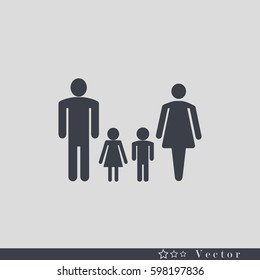  Family Icon Vector