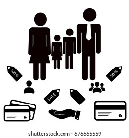 family icon, vector best flat icon, EPS