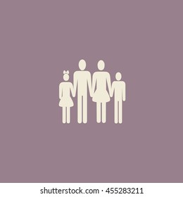 Family icon, vector design