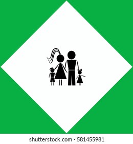 Family  icon Vector design