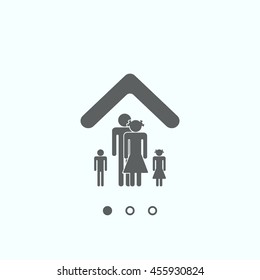 family Icon, vector, icon flat