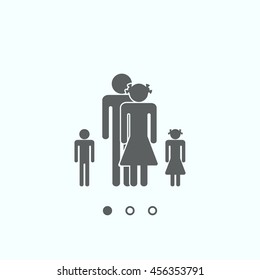 family Icon, vector, icon flat