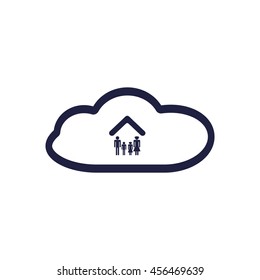 family Icon, vector, icon flat