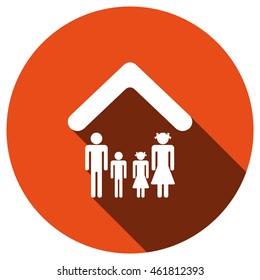 family Icon, vector, icon flat