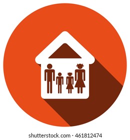 family Icon, vector, icon flat