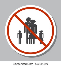 Family Icon Vector flat design style
