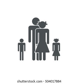 Family Icon Vector flat design style