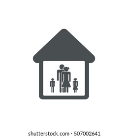 Family Icon Vector flat design style