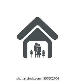 Family Icon Vector flat design style