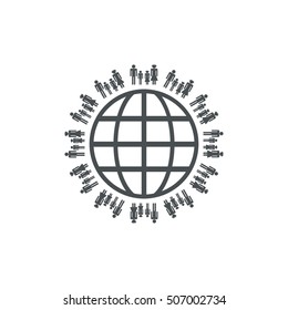 Family Icon Vector flat design style