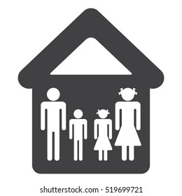 Family Icon Vector flat design style