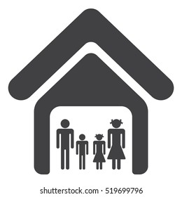 Family Icon Vector flat design style