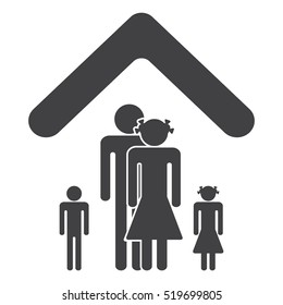 Family Icon Vector flat design style