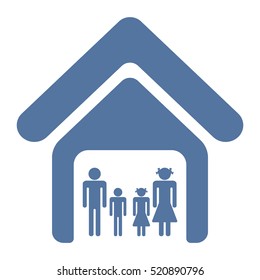 Family Icon Vector flat design style