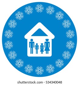 Family Icon Vector flat design style