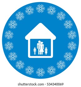Family Icon Vector flat design style