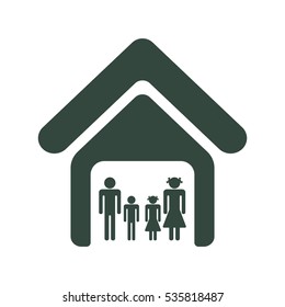 Family Icon Vector flat design style
