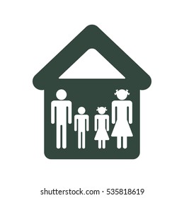 Family Icon Vector flat design style