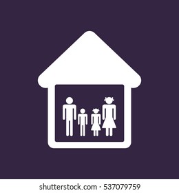 Family Icon Vector flat design style