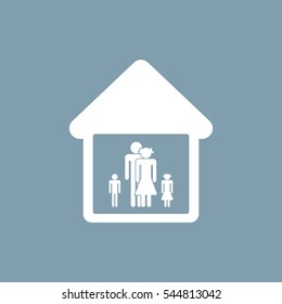 Family Icon Vector flat design style