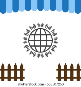 Family Icon Vector flat design style