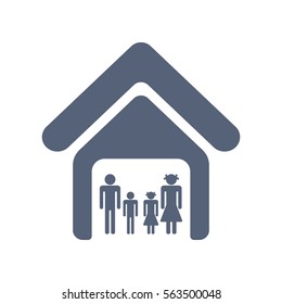 Family Icon Vector flat design style