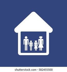 Family Icon Vector flat design style