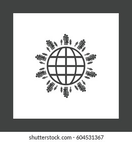 Family Icon Vector flat design style
