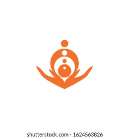 Family Icon Vector, happy family vector design, Emblem design on white background
