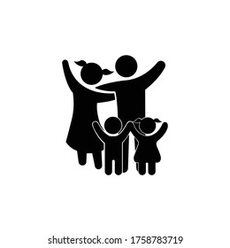 family icon vector, vector illustration