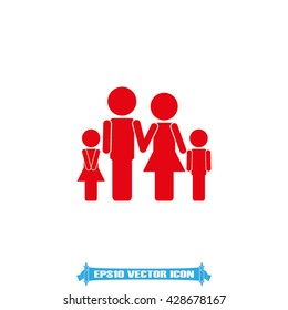 Family icon vector illustration