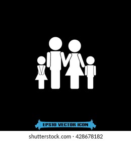 Family icon vector illustration