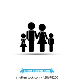 Family icon vector illustration