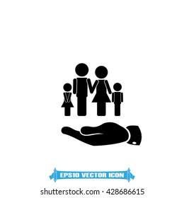 Family icon vector illustration